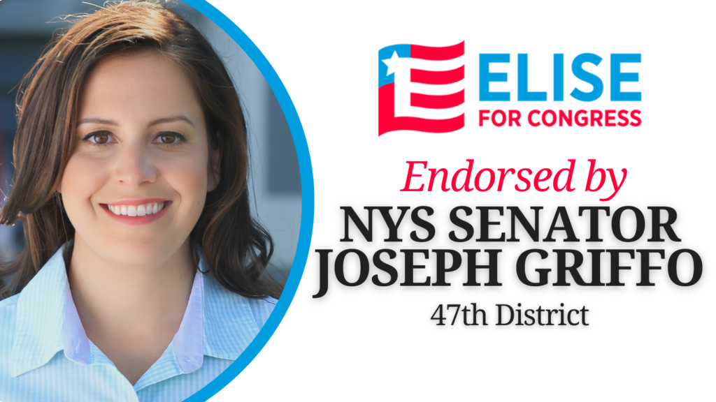 Stefanik Endorsed By State Senator Joseph Griffo